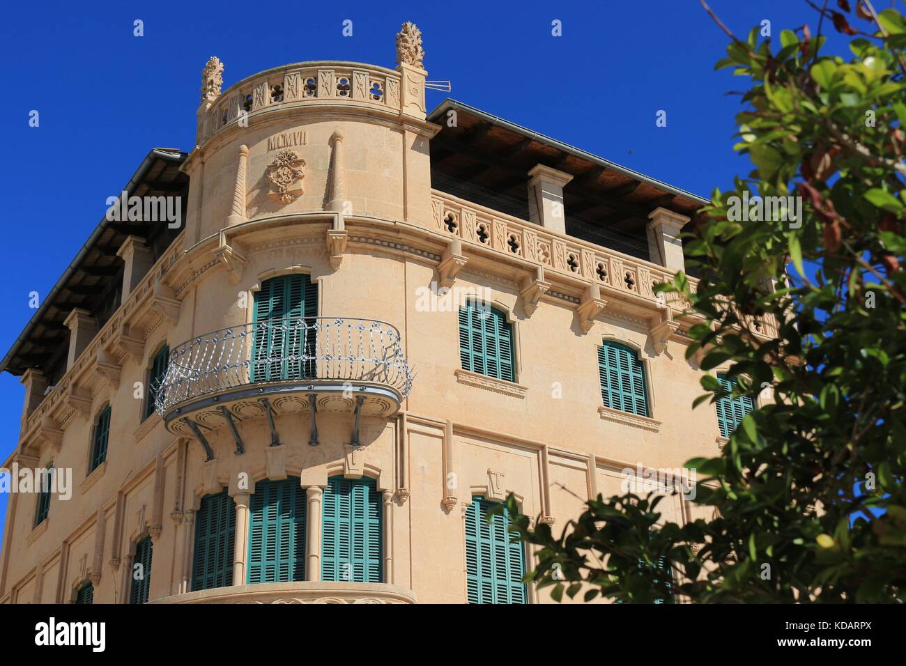 Mallorca, Campos, vieille ville, immeuble Banque D'Images