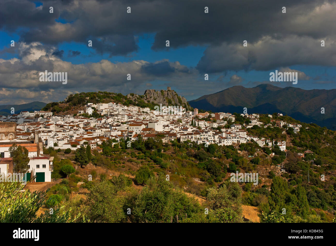 Vue panoramique, Ronda, province de Malaga, Andalousie, Espagne, Europe Banque D'Images