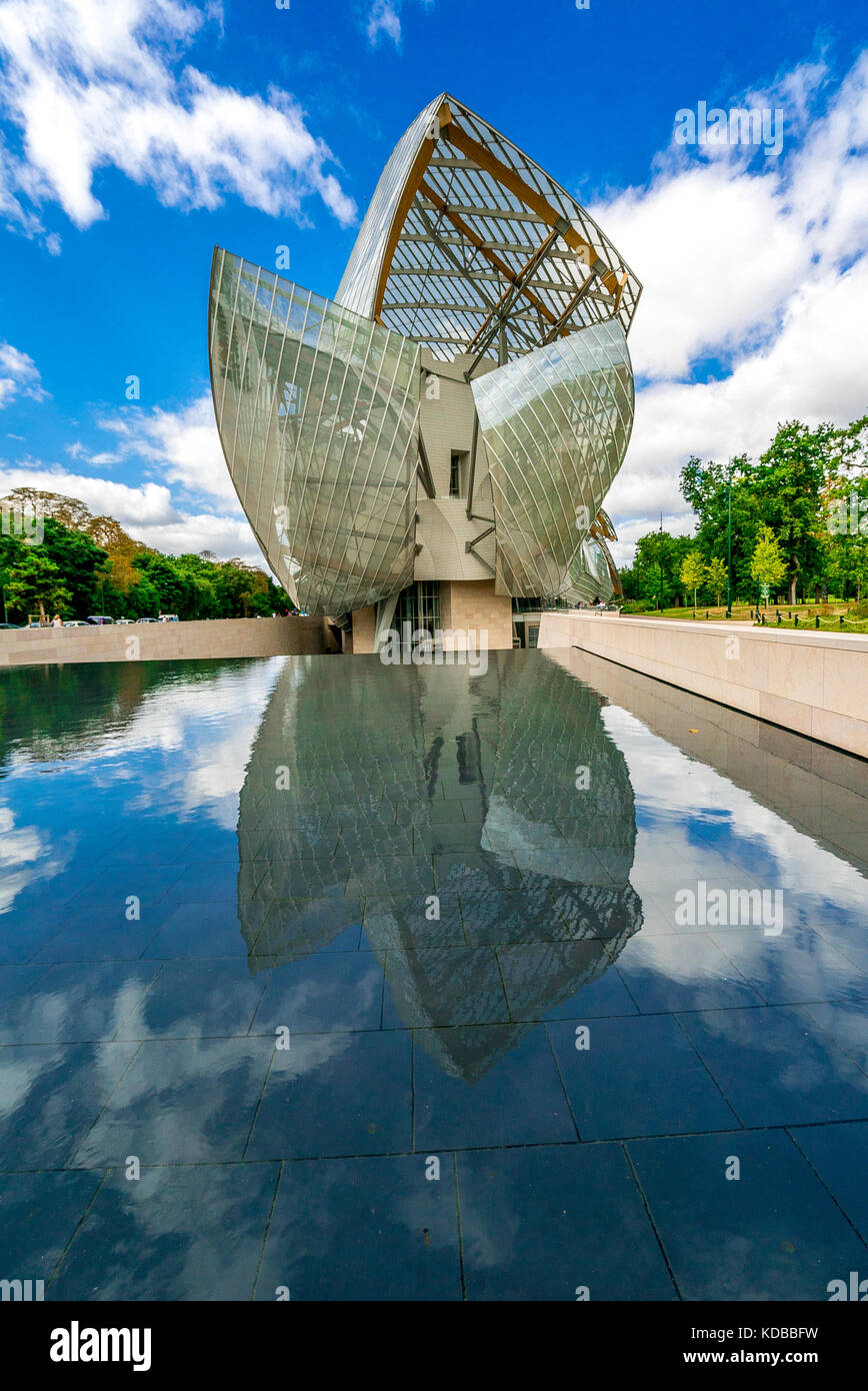 Fondation Louis Vuitton à Paris Banque D'Images