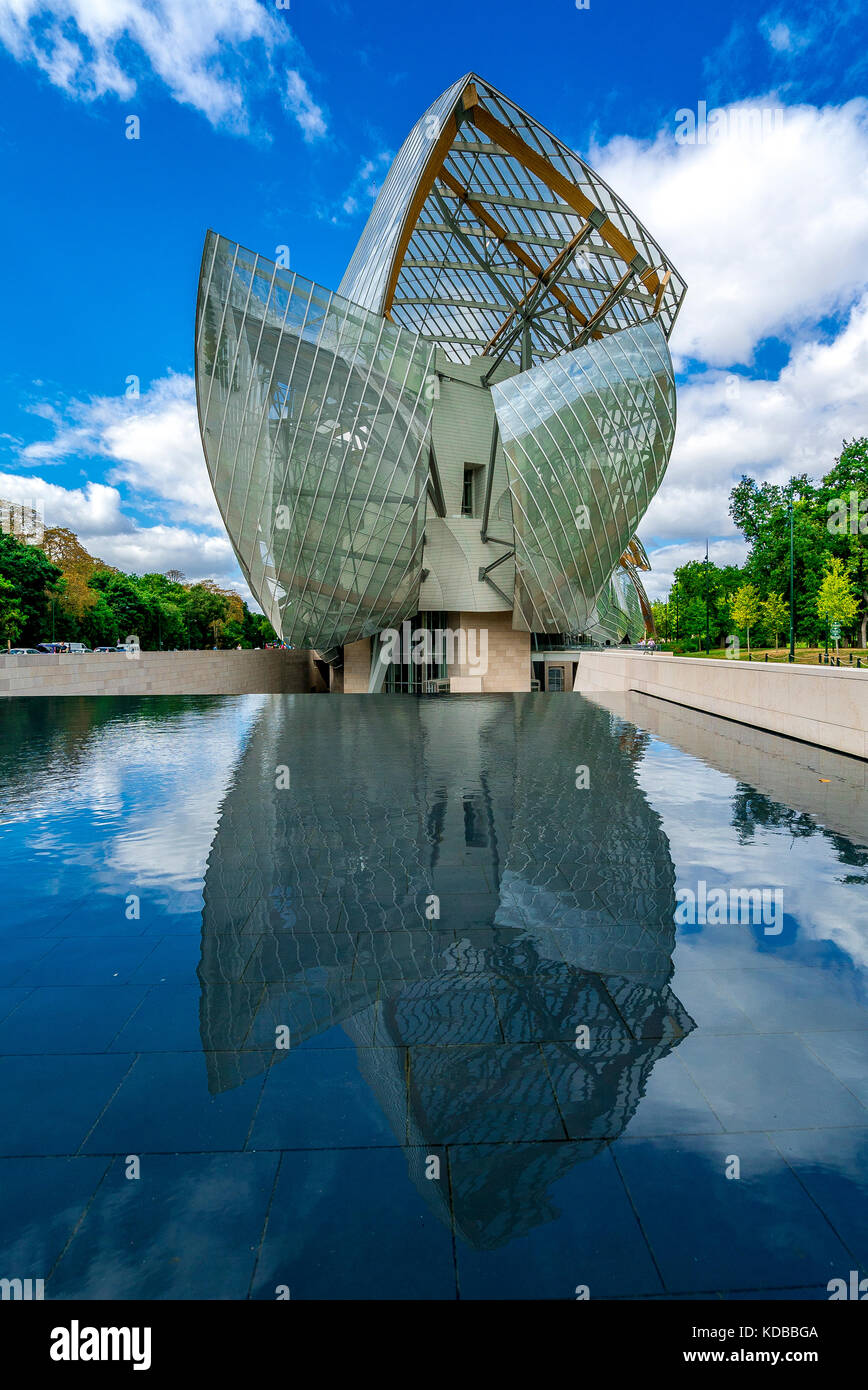 Fondation Louis Vuitton à Paris Banque D'Images
