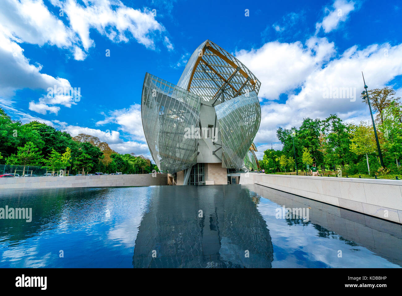 Fondation Louis Vuitton à Paris Banque D'Images