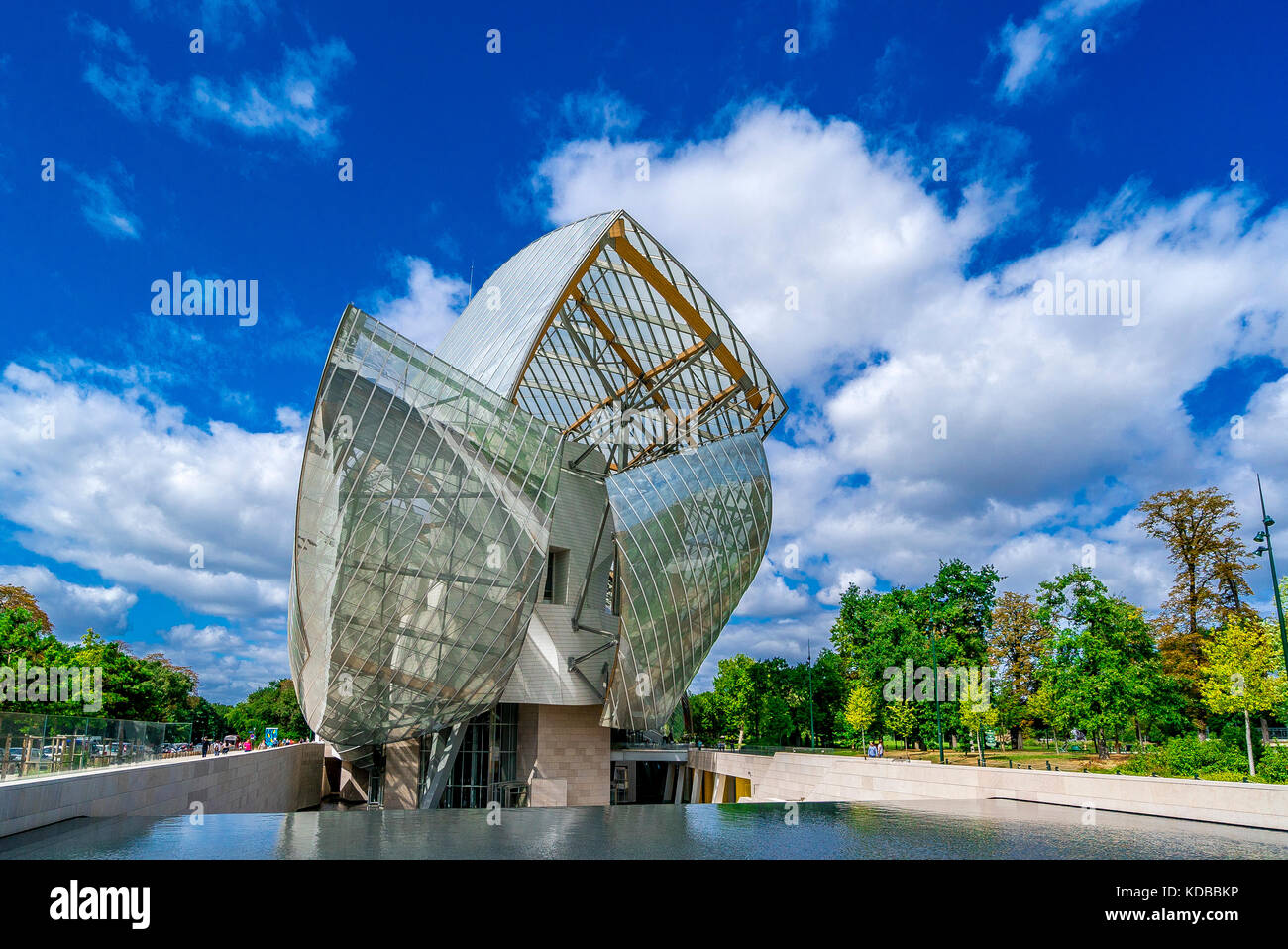 Fondation Louis Vuitton à Paris Banque D'Images