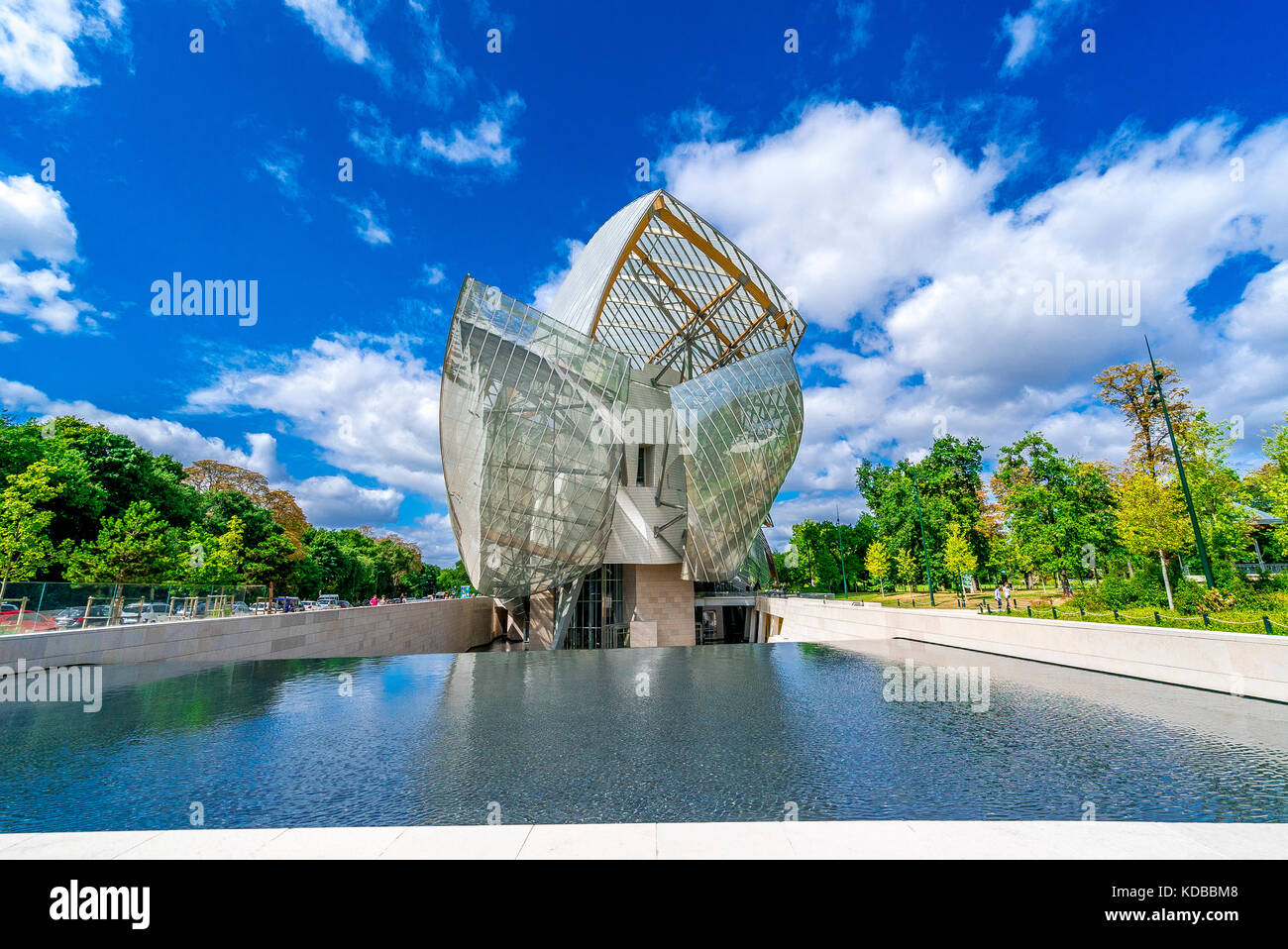 Fondation Louis Vuitton à Paris Banque D'Images