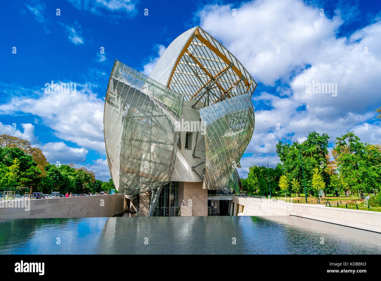 Fondation Louis Vuitton à Paris Banque D'Images