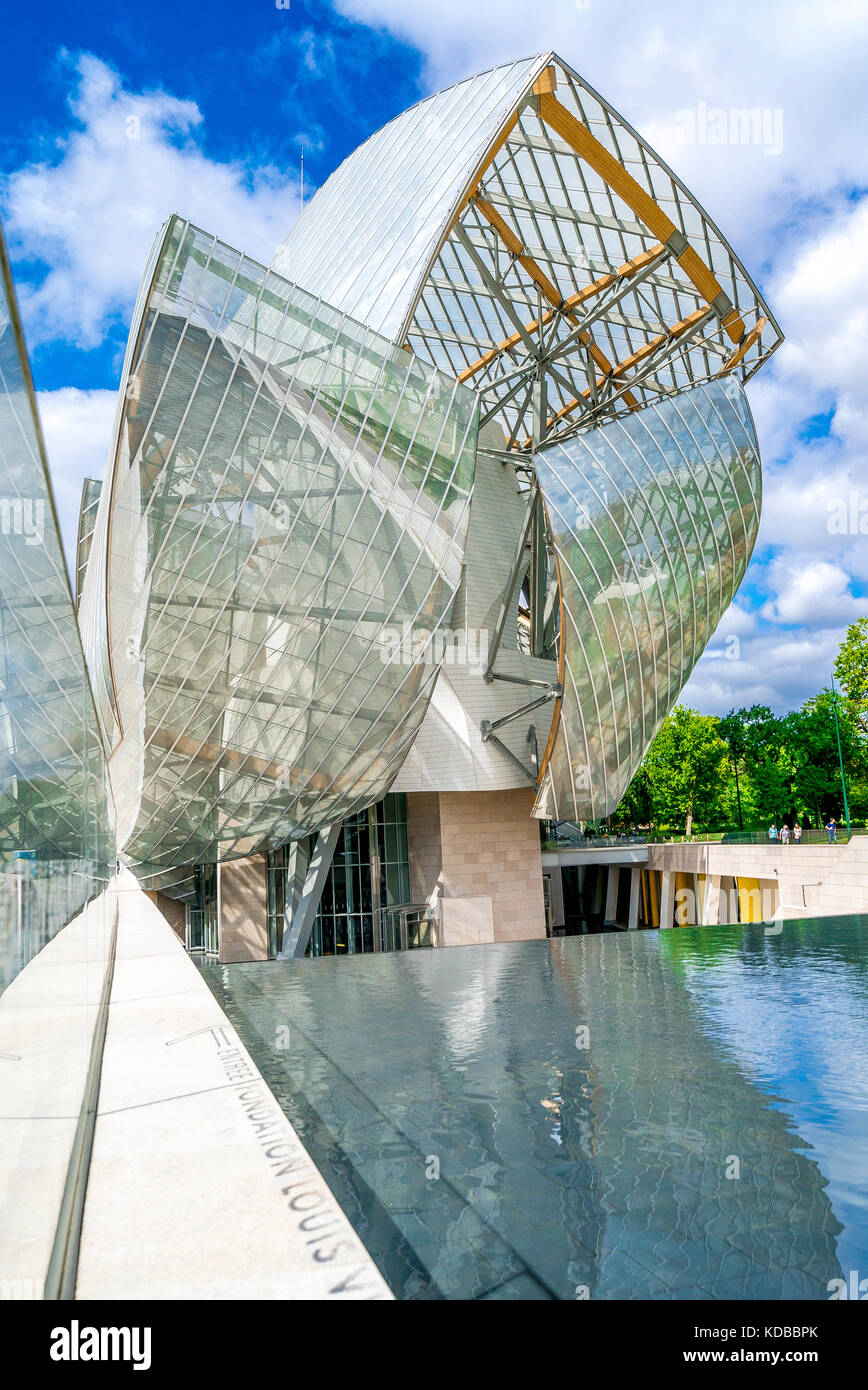 Fondation Louis Vuitton à Paris Banque D'Images