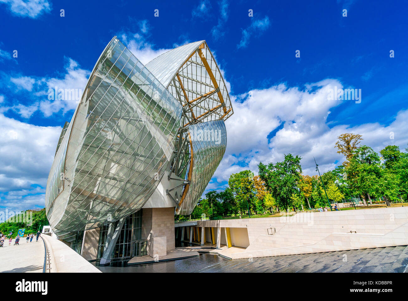 Fondation Louis Vuitton à Paris Banque D'Images