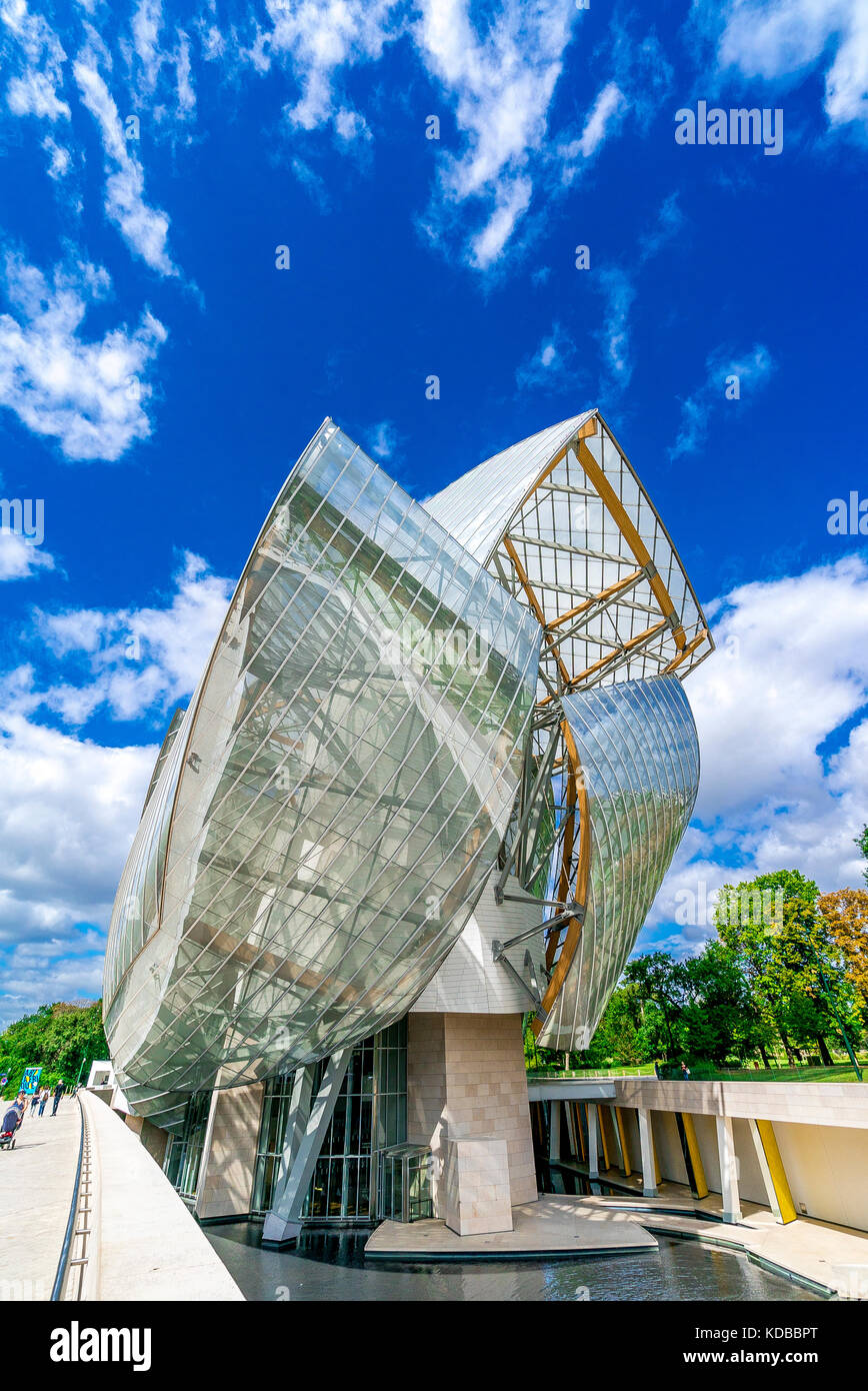 Fondation Louis Vuitton à Paris Banque D'Images