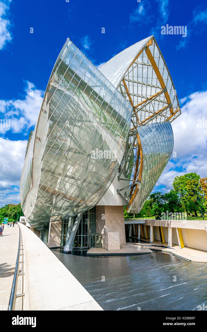 Fondation Louis Vuitton à Paris Banque D'Images