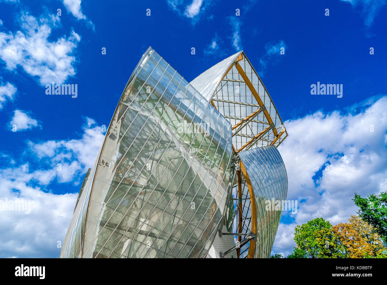 Fondation Louis Vuitton à Paris Banque D'Images