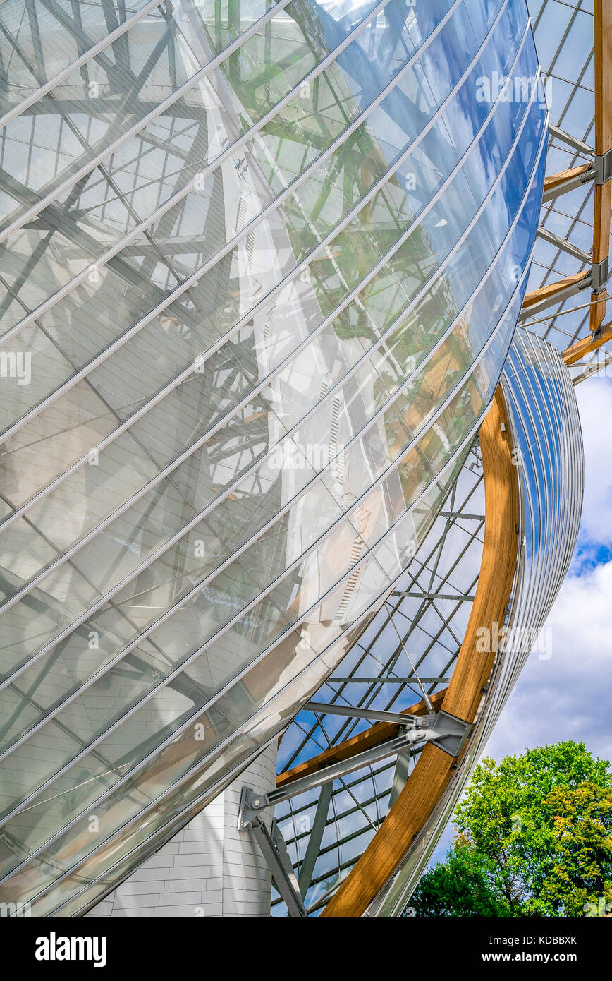Fondation Louis Vuitton à Paris Banque D'Images