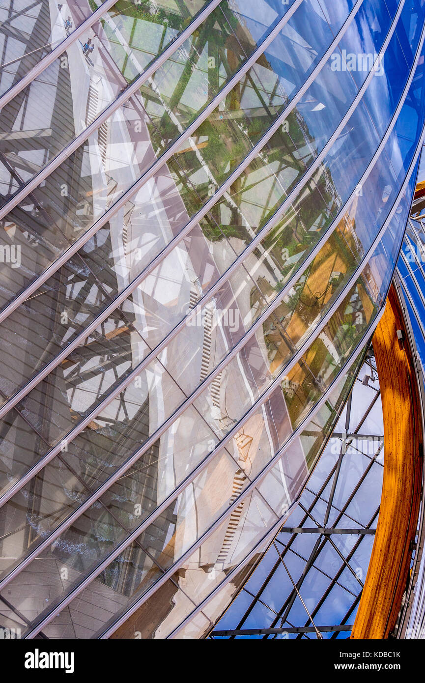 Fondation Louis Vuitton à Paris Banque D'Images