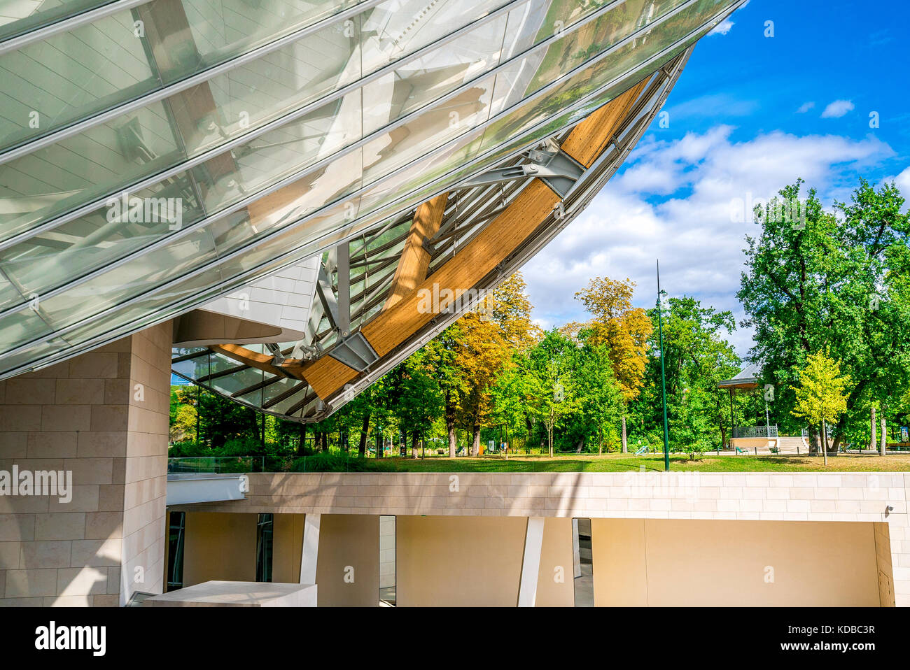 Fondation Louis Vuitton à Paris Banque D'Images