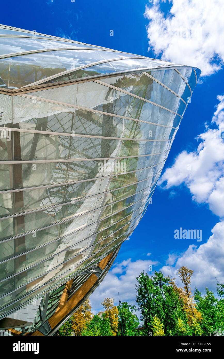 Fondation Louis Vuitton à Paris Banque D'Images