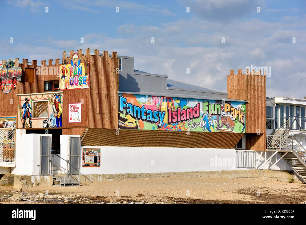 Fantasy Island amusement park Bowleaze Cove, Weymouth, Dorset England UK Banque D'Images