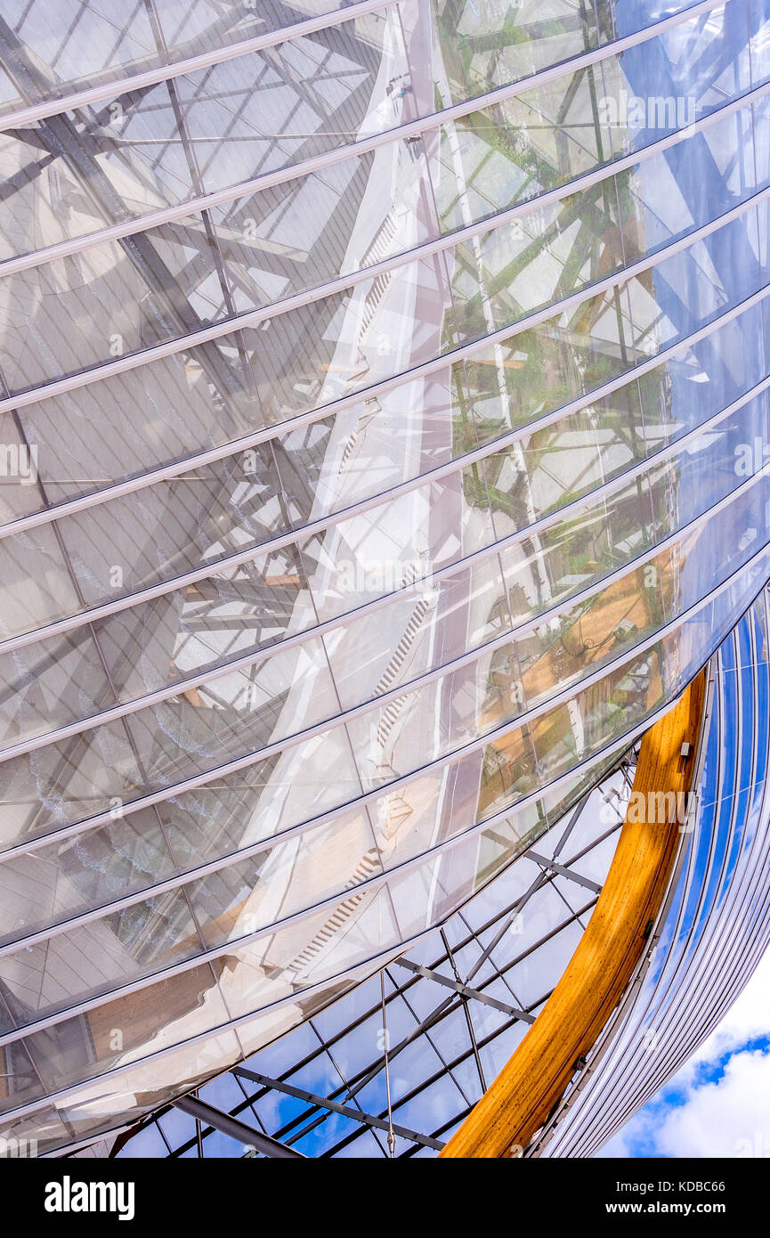 Fondation Louis Vuitton à Paris Banque D'Images