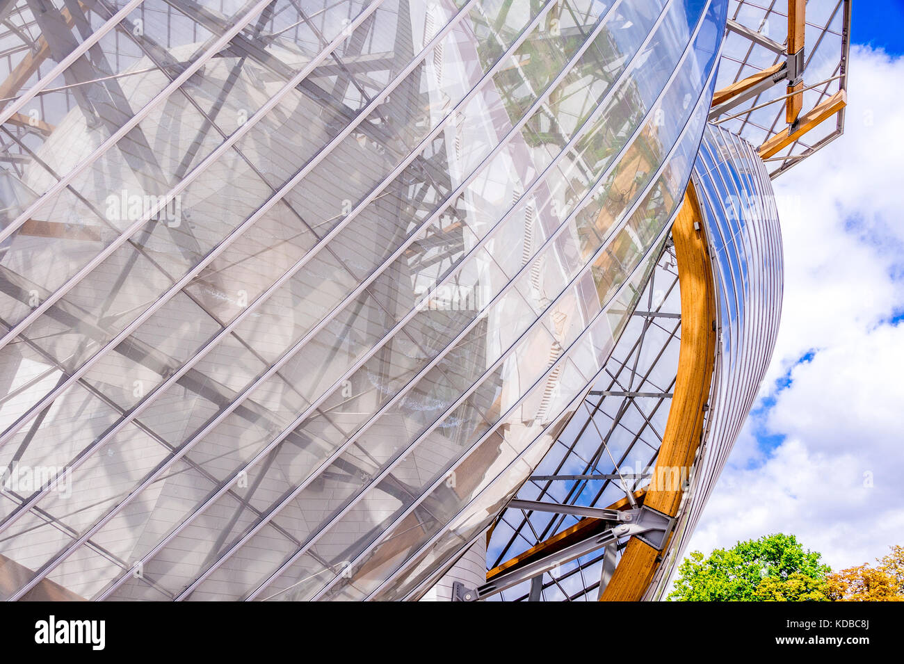 Fondation Louis Vuitton à Paris Banque D'Images