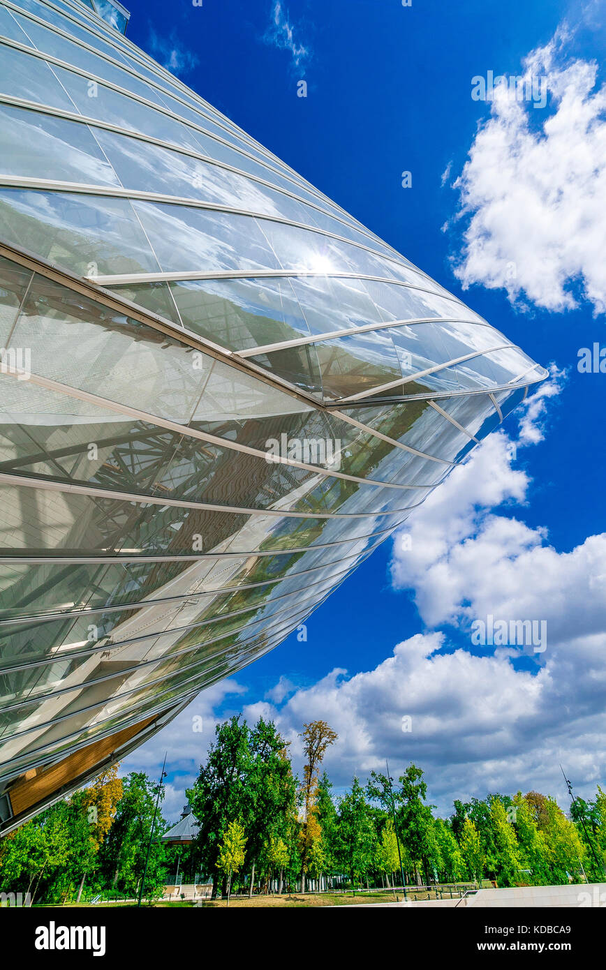 Fondation Louis Vuitton à Paris Banque D'Images