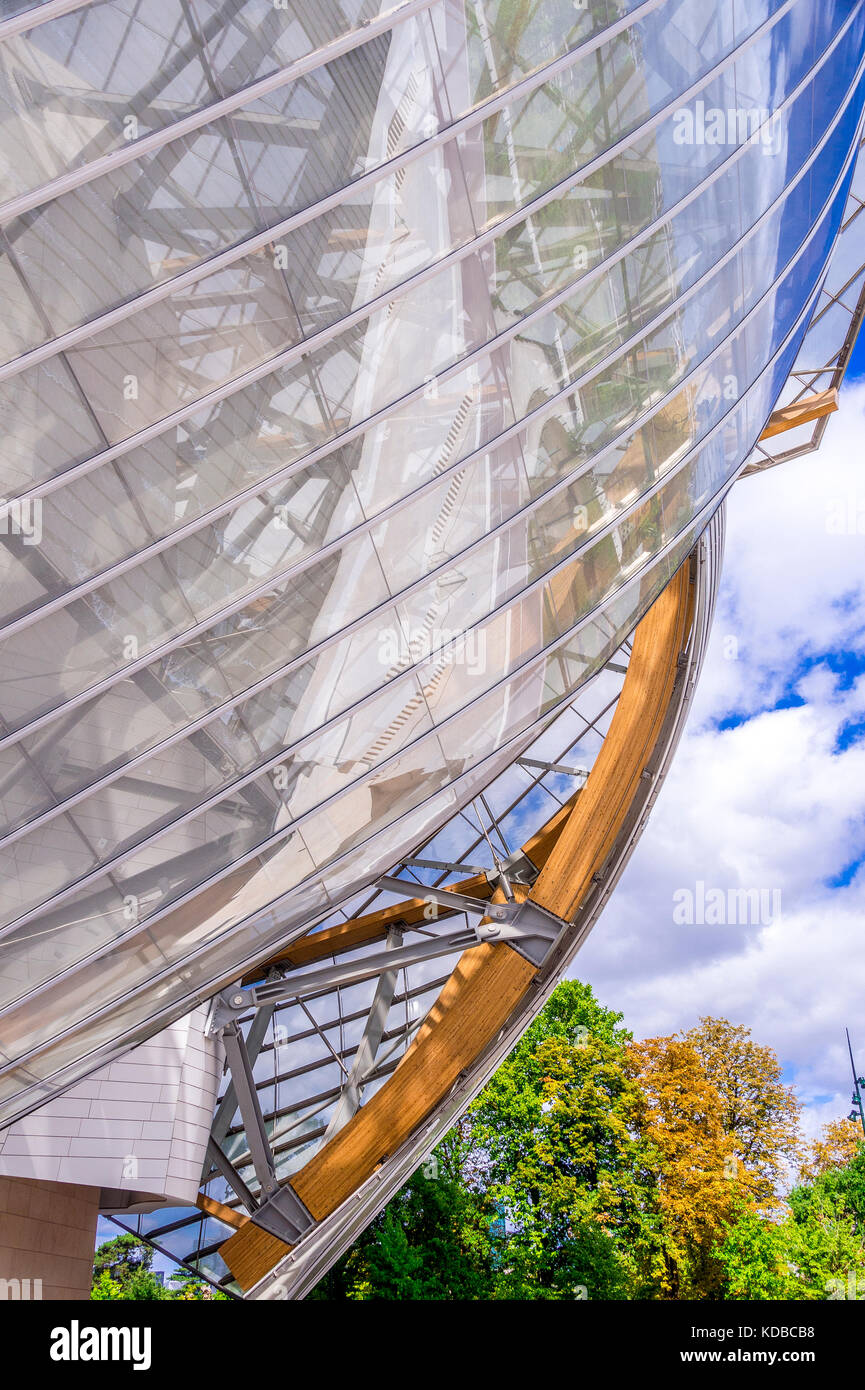 Fondation Louis Vuitton à Paris Banque D'Images