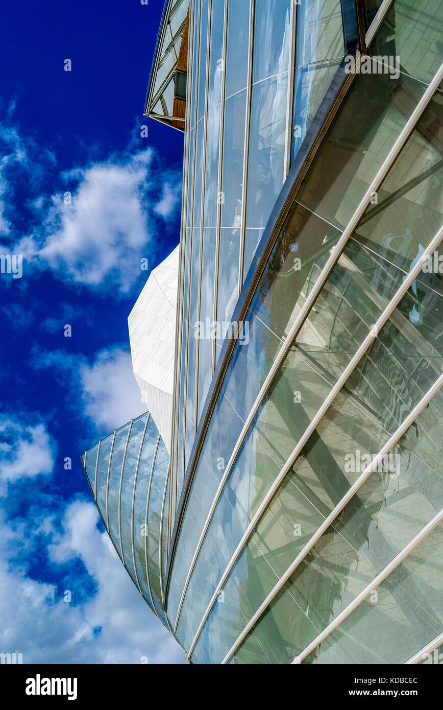Fondation Louis Vuitton à Paris Banque D'Images