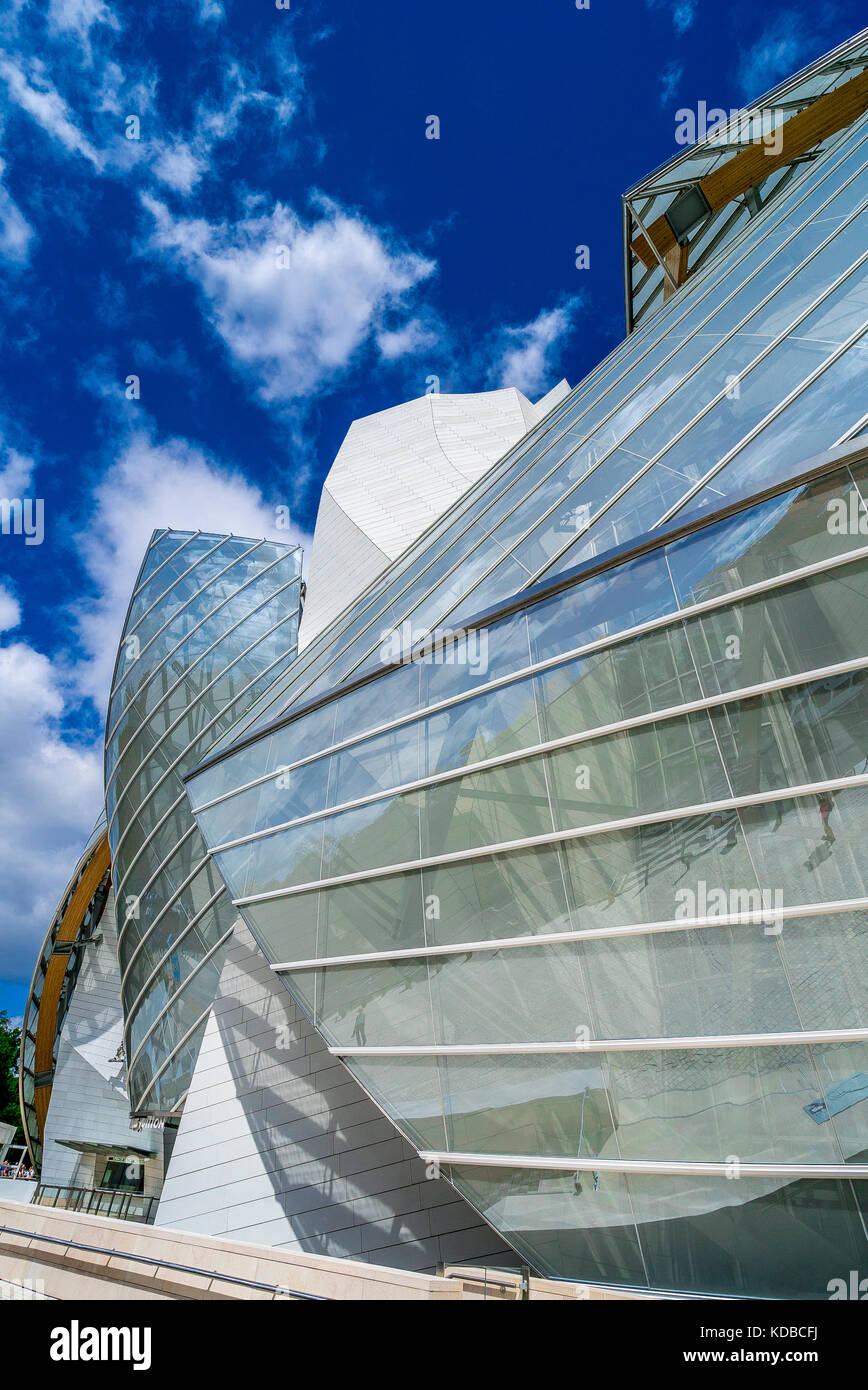 Fondation Louis Vuitton à Paris Banque D'Images