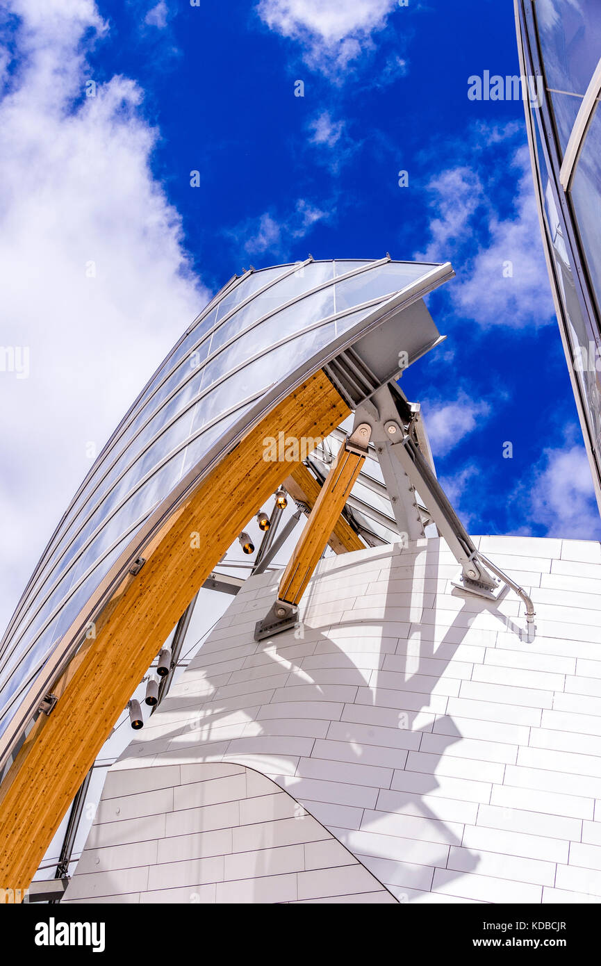 Fondation Louis Vuitton à Paris Banque D'Images