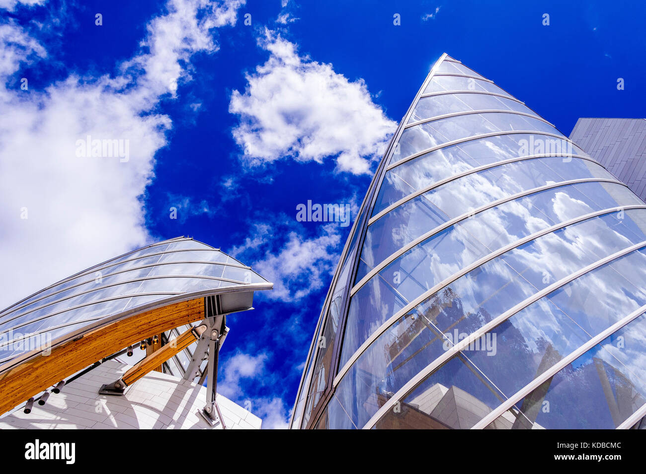 Fondation Louis Vuitton à Paris Banque D'Images