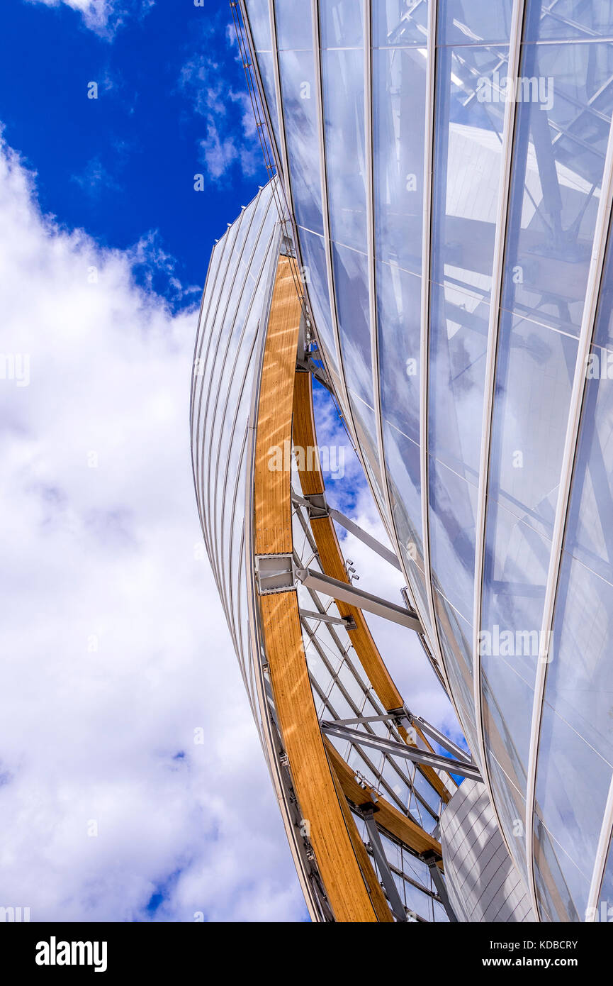 Fondation Louis Vuitton à Paris Banque D'Images