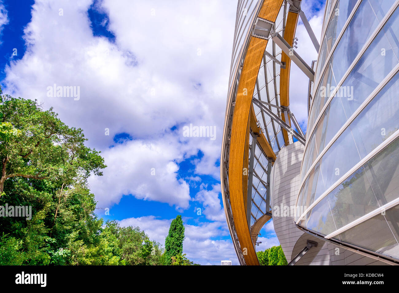 Fondation Louis Vuitton à Paris Banque D'Images