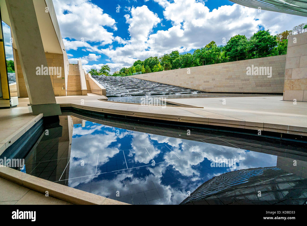 Fondation Louis Vuitton à Paris Banque D'Images
