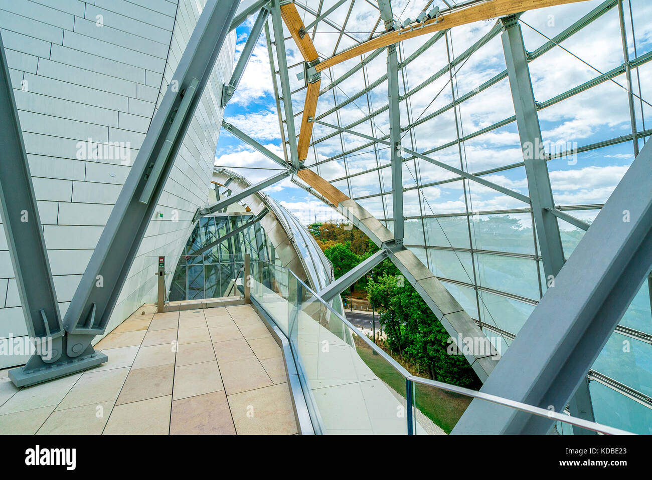 Fondation Louis Vuitton à Paris Banque D'Images