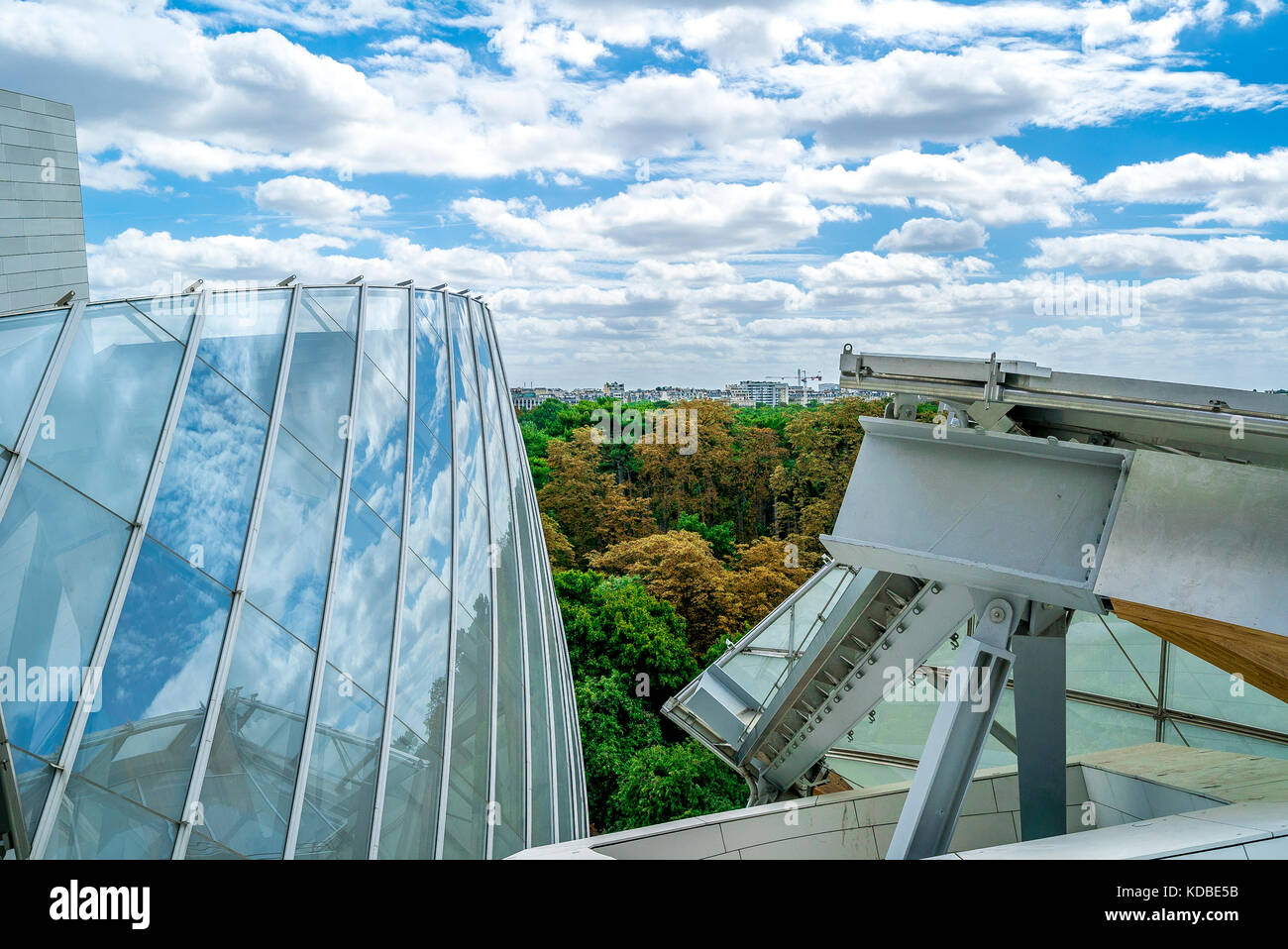Fondation Louis Vuitton à Paris Banque D'Images