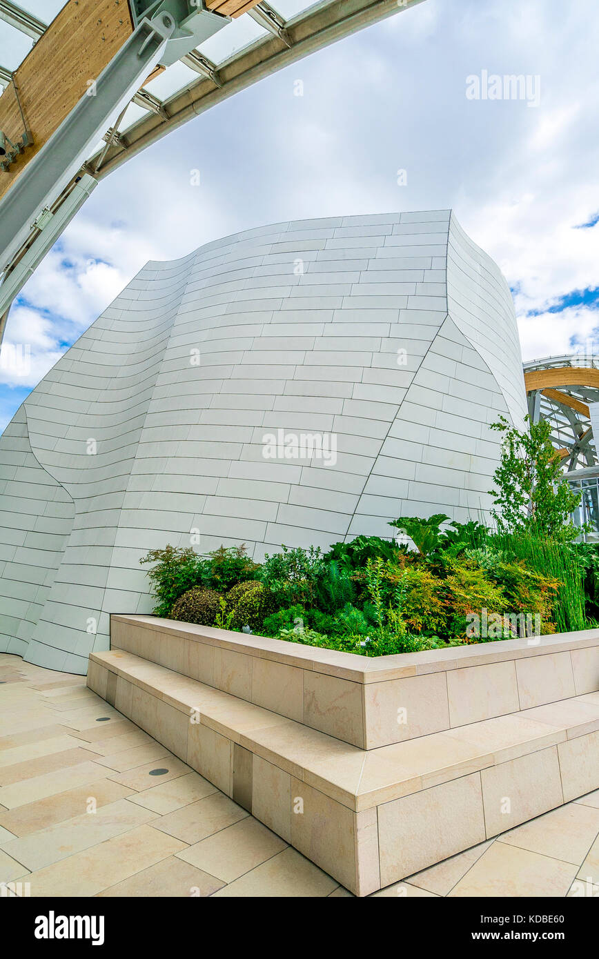 Fondation Louis Vuitton à Paris Banque D'Images
