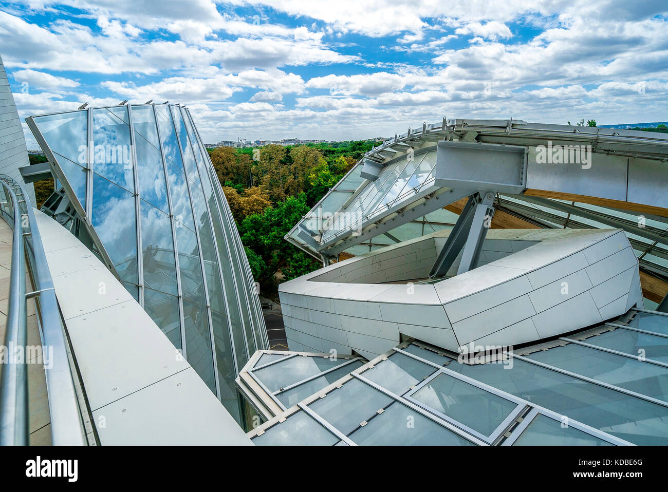 Fondation Louis Vuitton à Paris Banque D'Images
