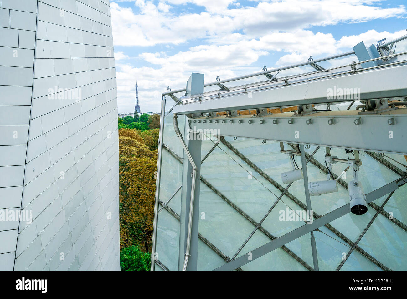 Fondation Louis Vuitton à Paris Banque D'Images