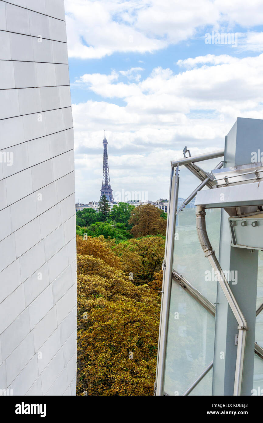 Fondation Louis Vuitton à Paris Banque D'Images