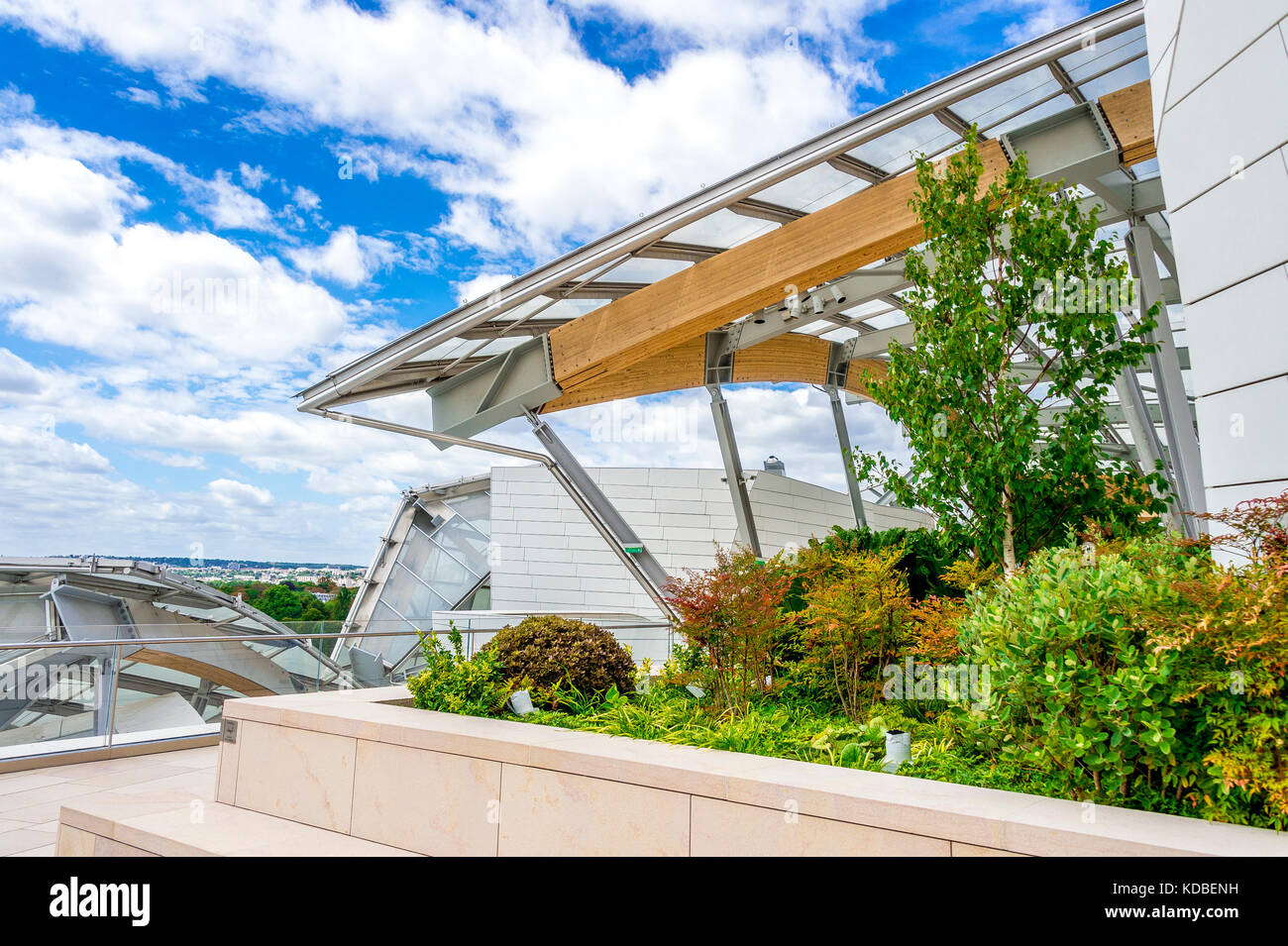 Fondation Louis Vuitton à Paris Banque D'Images
