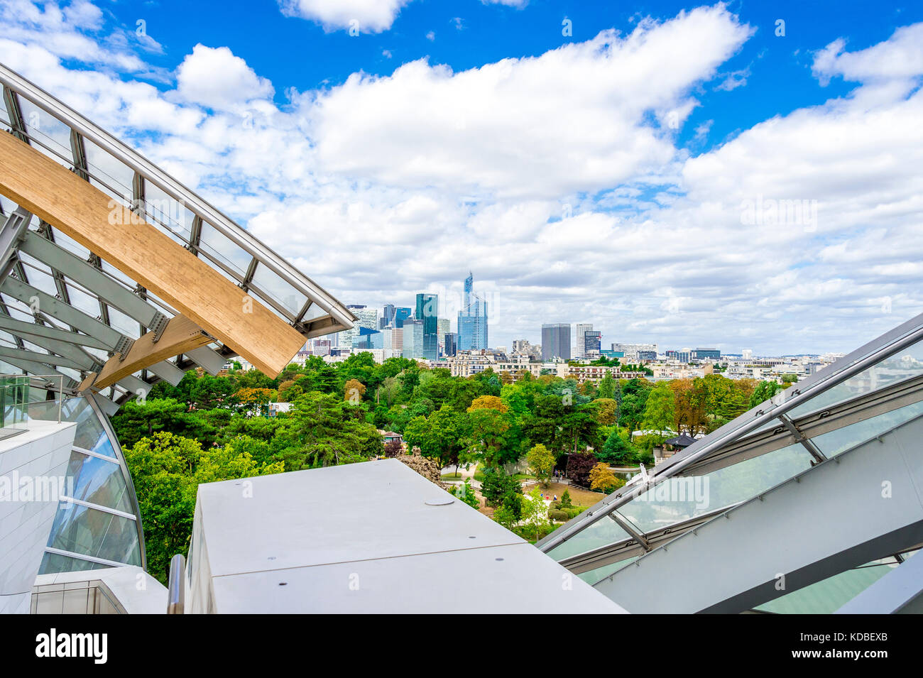 Fondation Louis Vuitton à Paris Banque D'Images