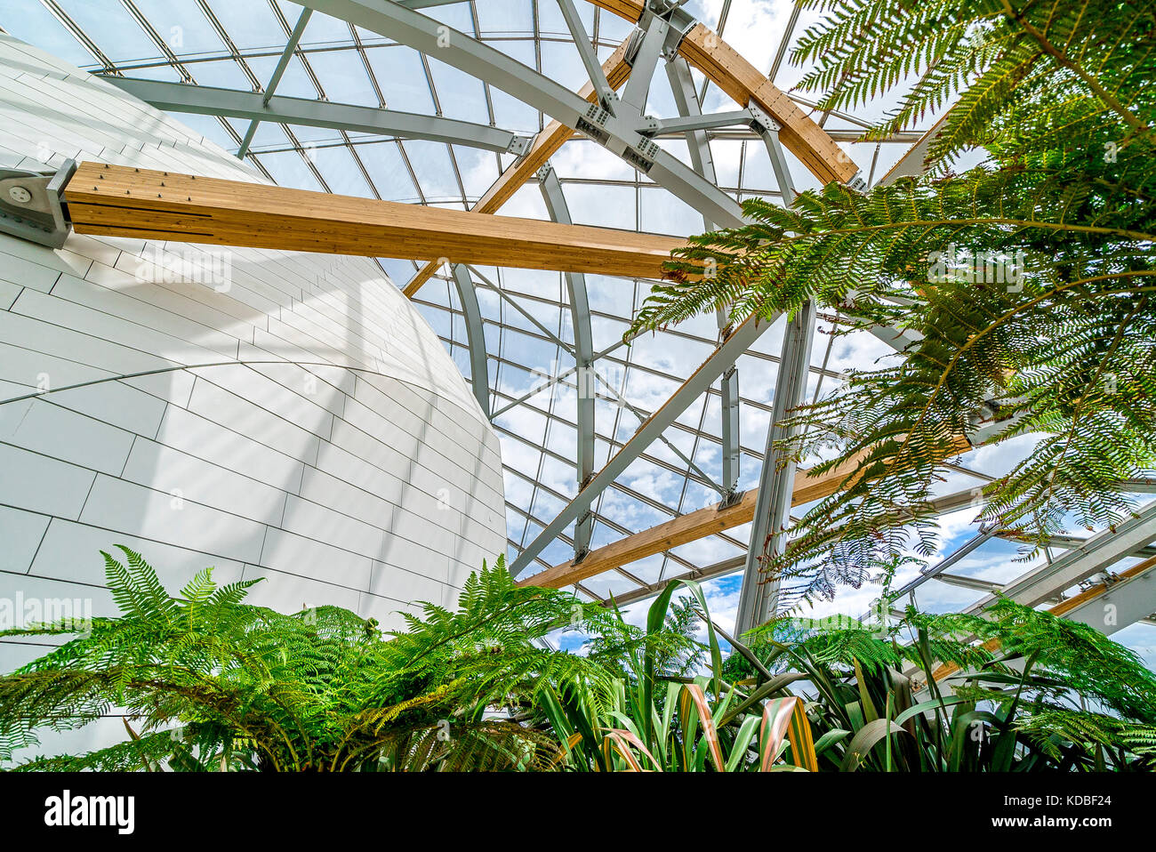 Fondation Louis Vuitton à Paris Banque D'Images