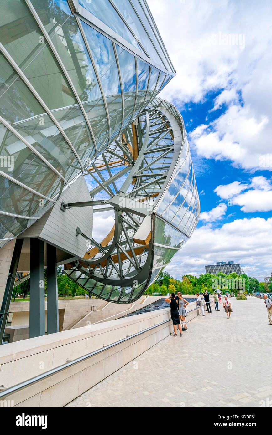 Fondation Louis Vuitton à Paris Banque D'Images
