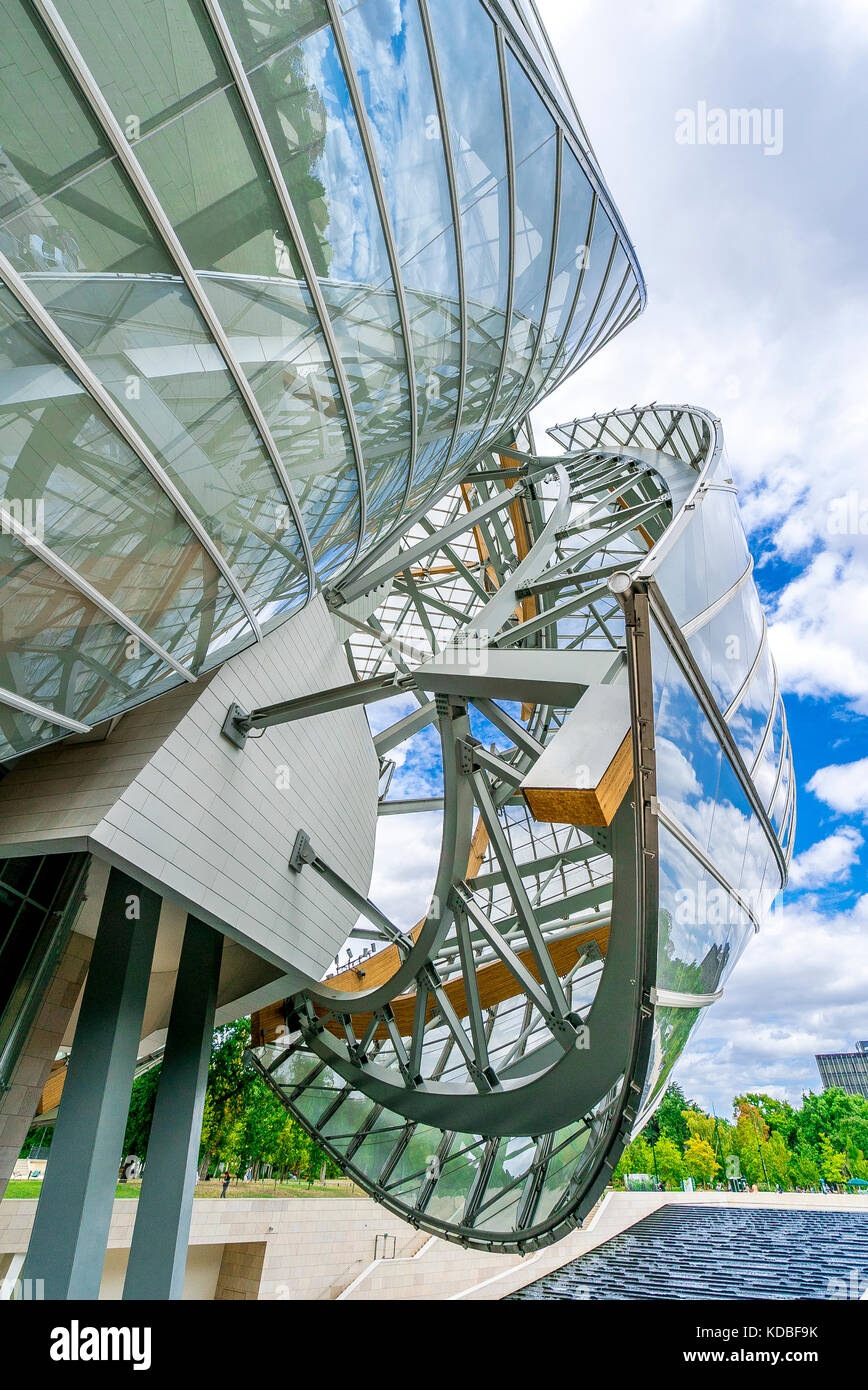 Fondation Louis Vuitton à Paris Banque D'Images