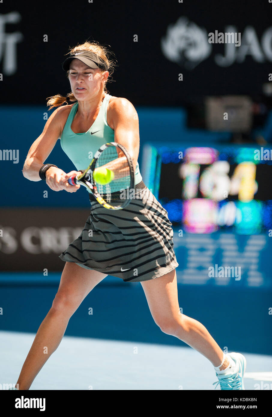 2014 tennis - open Australie - Bouchard v ivanovic Banque D'Images