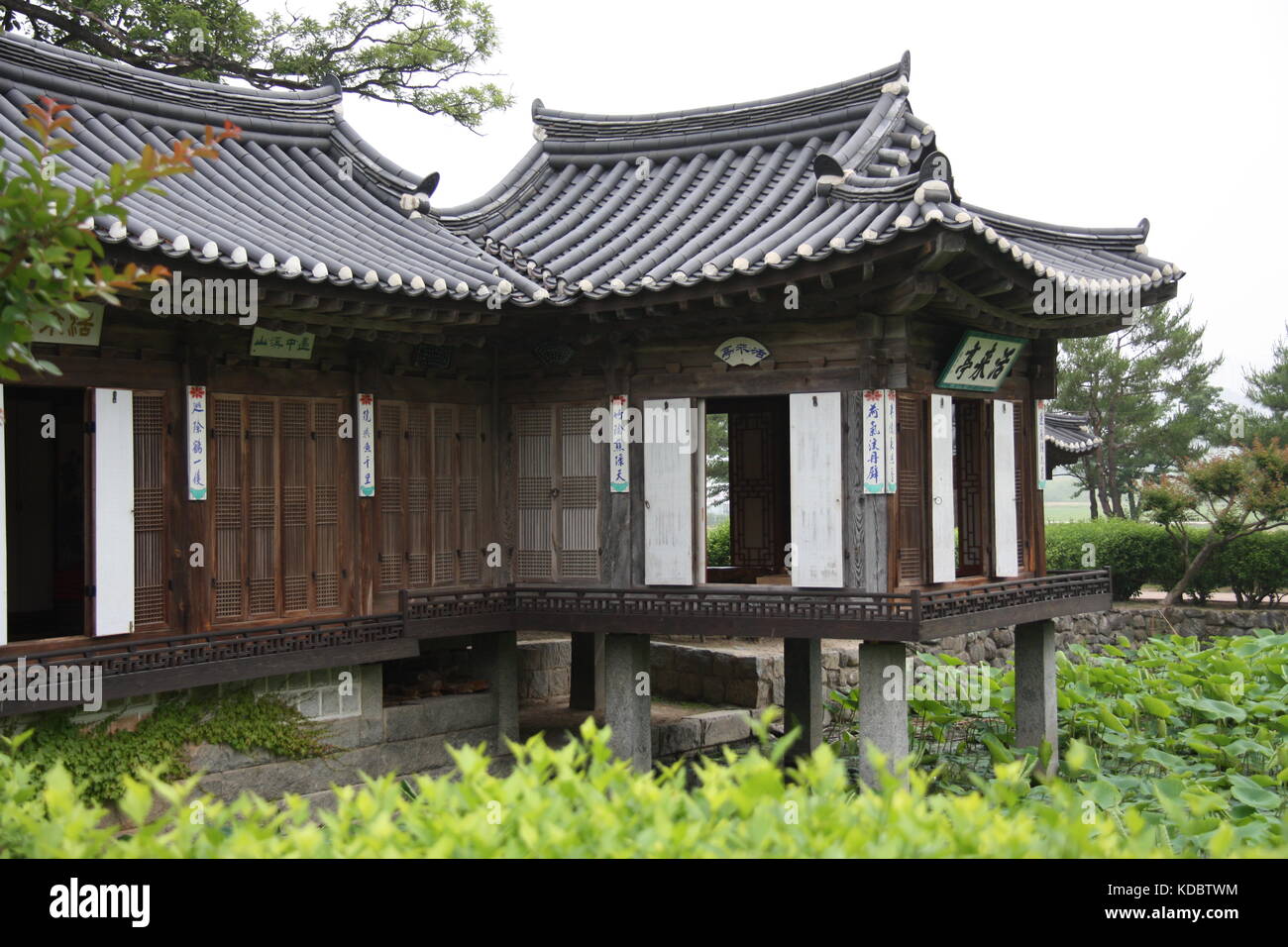 Hanok coréen Banque D'Images