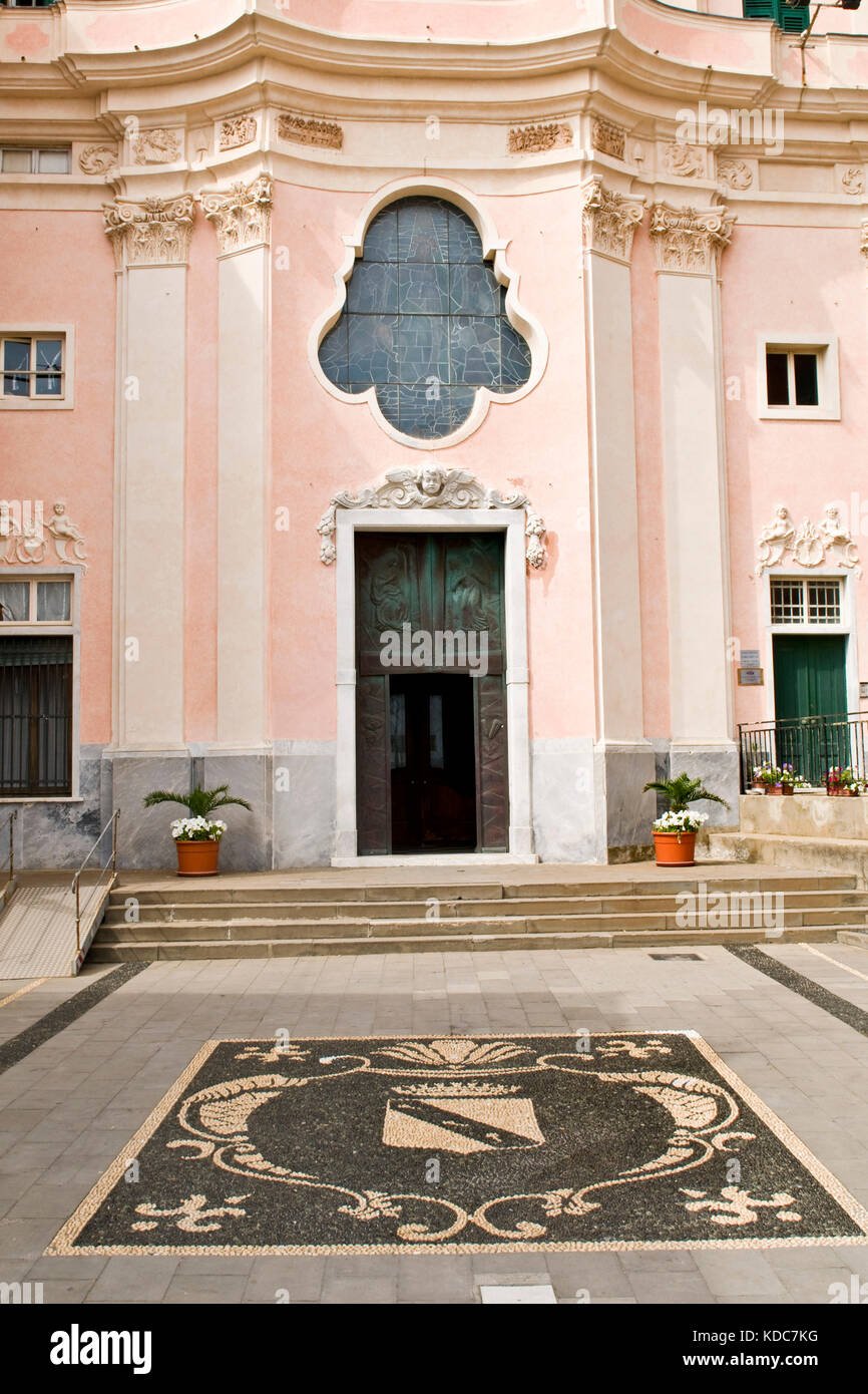 Église de Santa Margherita di Antiochia, sori, ligurie, italie Banque D'Images