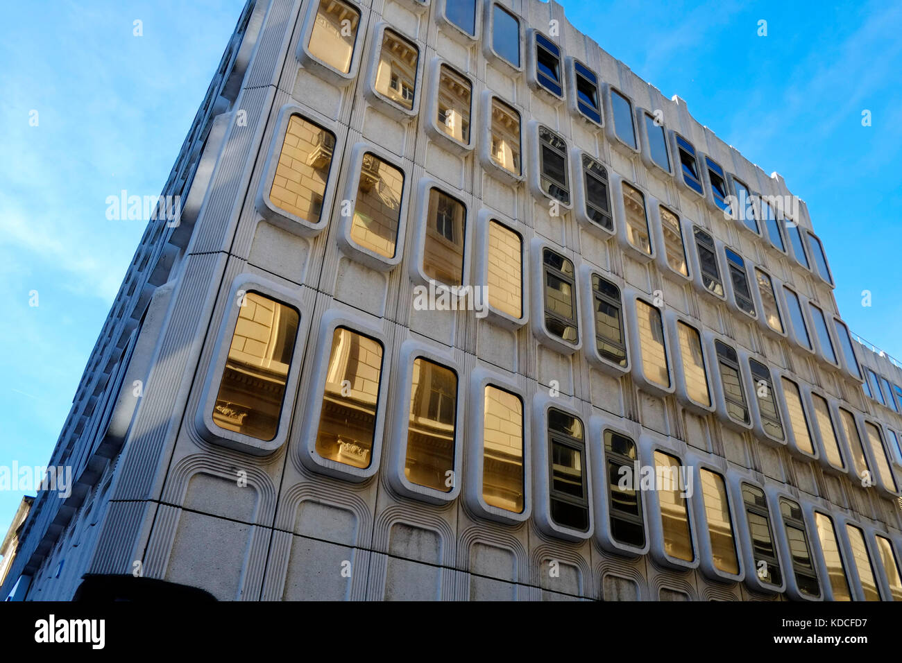 8 l'eau Street, Liverpool, Royaume-Uni. Ancien bâtiment d'assurance Norwich Union architecture brutaliste Banque D'Images