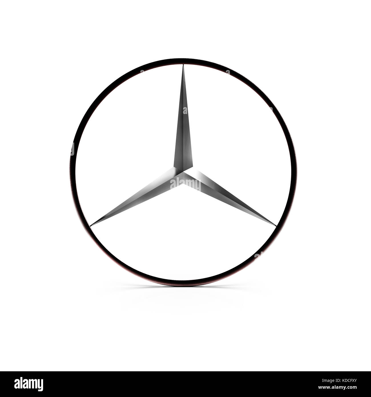 Mercedes-benz logo. mercedes-benz est un constructeur automobile mondial Banque D'Images