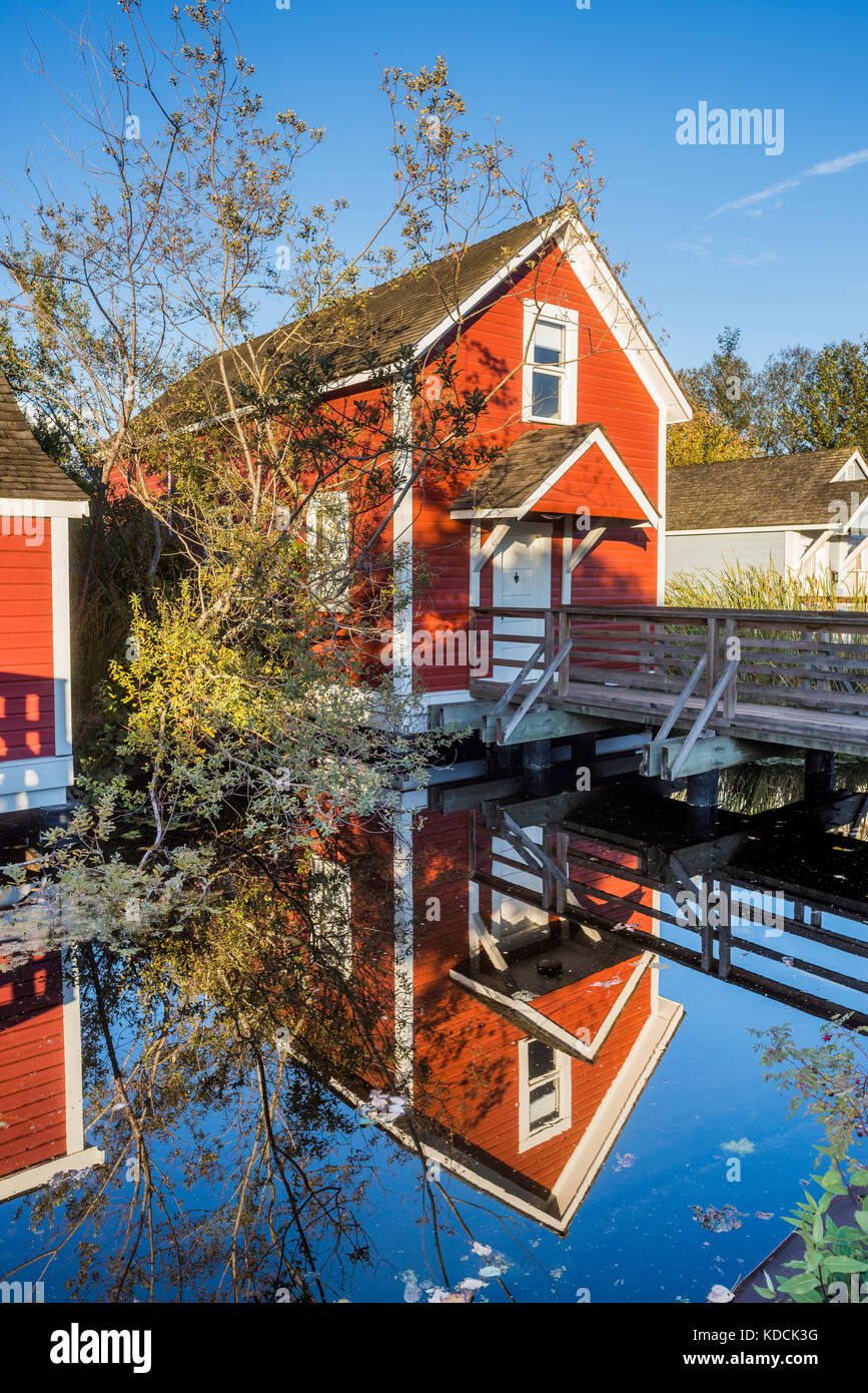 A La Maison Richmond British Columbia Canada Maison de pêcheur Banque de photographies et d’images à haute