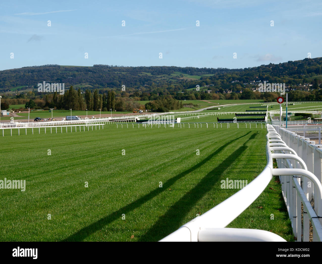 L'hippodrome de Cheltenham, Gloucestershire, Royaume-Uni Banque D'Images
