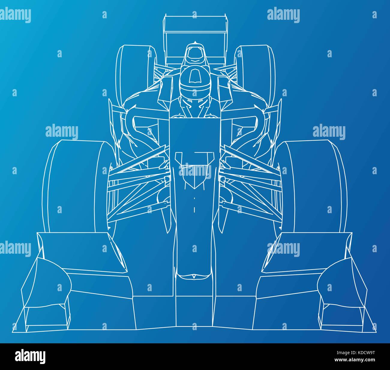 La vitesse du modèle voiture. dessin abstrait. Illustration de palpage 3d. Illustration de Vecteur