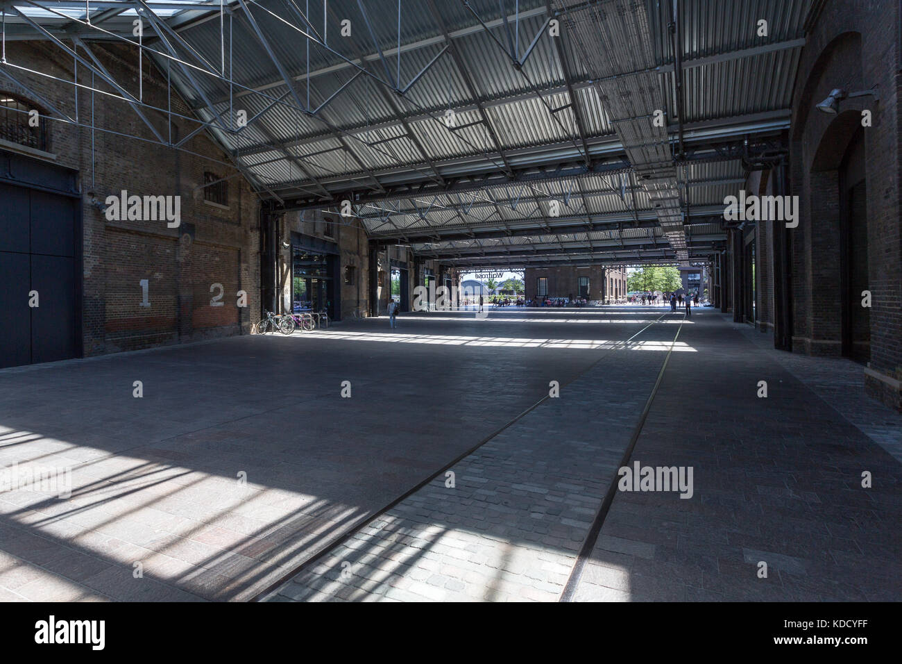 Westside Canopy par Midland Marchandises Shed, King's Cross, Londres, UK Banque D'Images