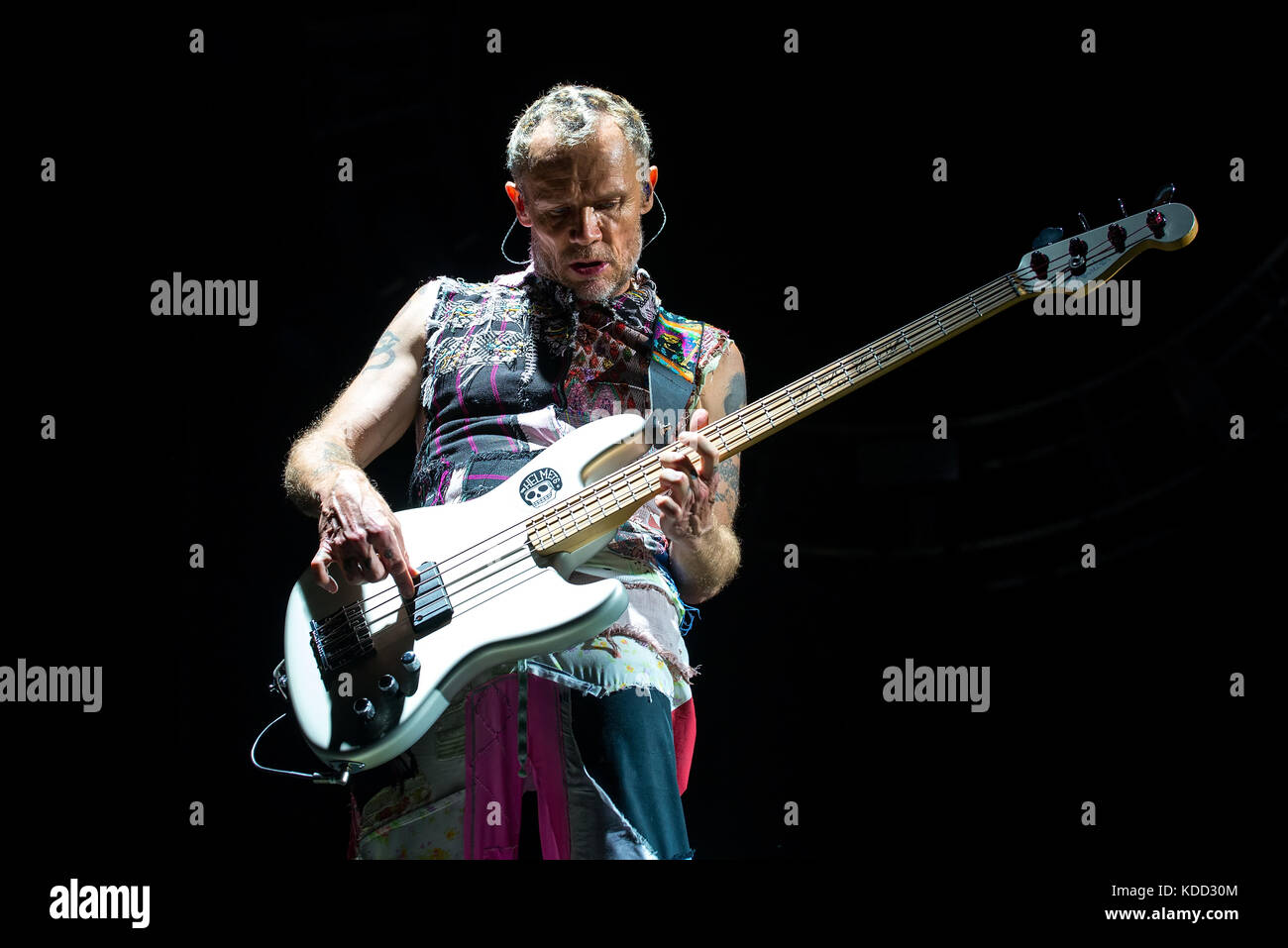 BENICASSIM, ESPAGNE - JUL 15 : Red Hot Chili Peppers (band) se produit en concert au Festival le 15 juillet 2017 à Benicassim, Espagne. Banque D'Images